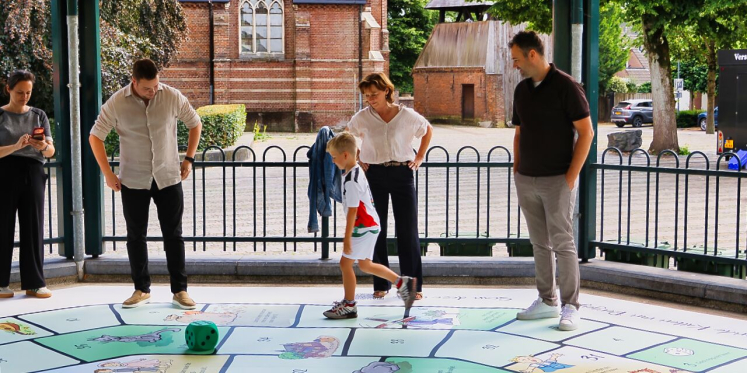 Foto: Spel en ontmoeting staan centraal op nieuw Dansende Kattenspeelplein in Bergeijk