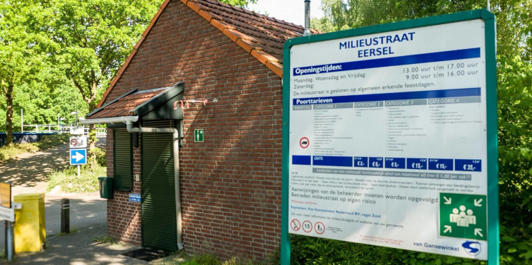 Foto: Gemeente Eersel past openingstijden milieustraat aan vanwege hitte