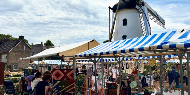 Foto: Zaterdag is het MolenMarkt in Borkel en Schaft: struinen, proeven en genieten in de zomer