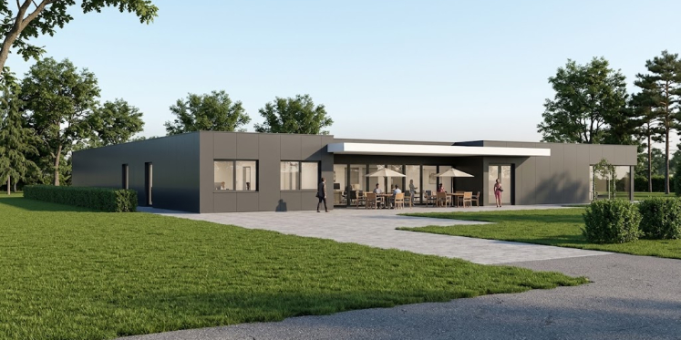 Foto: Budel-Dorplein uitgenodigd voor eerste steenlegging nieuwe Schakel