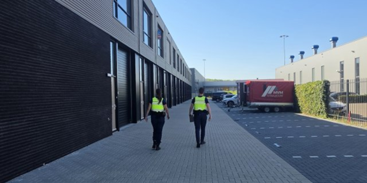 Foto: DIT-actiedag: controles bij opslaglocaties in Valkenswaard