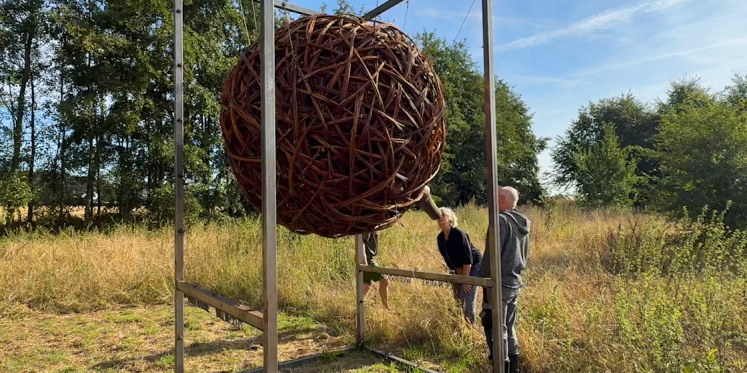 Foto: Natuur, kunst en beleving komen samen bij LandArt Duizel