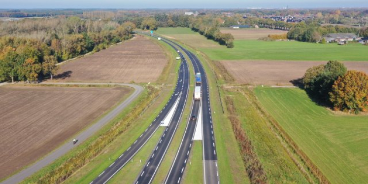 Foto: Wegwerkzaamheden aan N69 en N397, wegen tijdelijk afgesloten