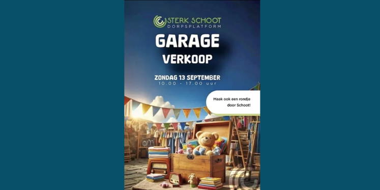 Foto: 13 september van 10.00 tot 17.00u Garageverkoop in Budel-Schoot!