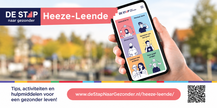 Foto: Nieuwe lokale website ‘DE STAP naar gezonder in Heeze-Leende’ van start