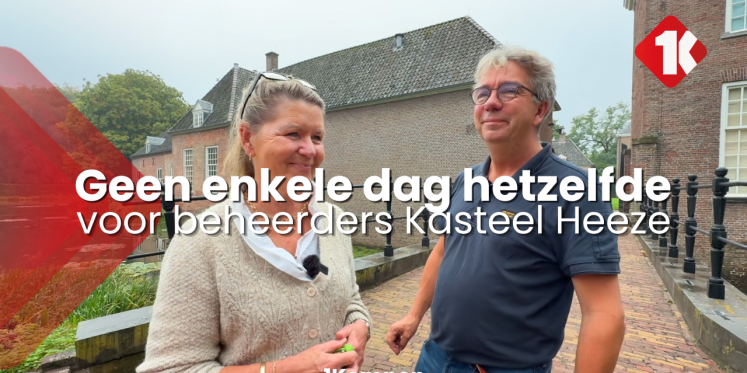 Foto: Beheerders Bas en Bernadette Kasteel Heeze: 'Geen enkele dag is hetzelfde'
