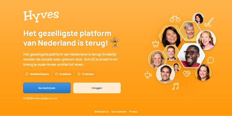 Foto: Hyves is terug en zo denken mensen er in Hapert over