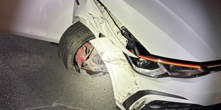 Foto: Ongeluk op A2 bij Leende, inzittende spoorloos