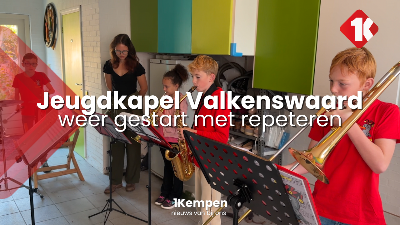 Foto: Jeugdkapel Valkenswaard weer gestart met repeteren