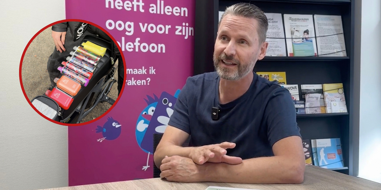 Foto: Even over vapen: in gesprek met verslavingsdeskundige Mathijs de Croon in Veldhoven