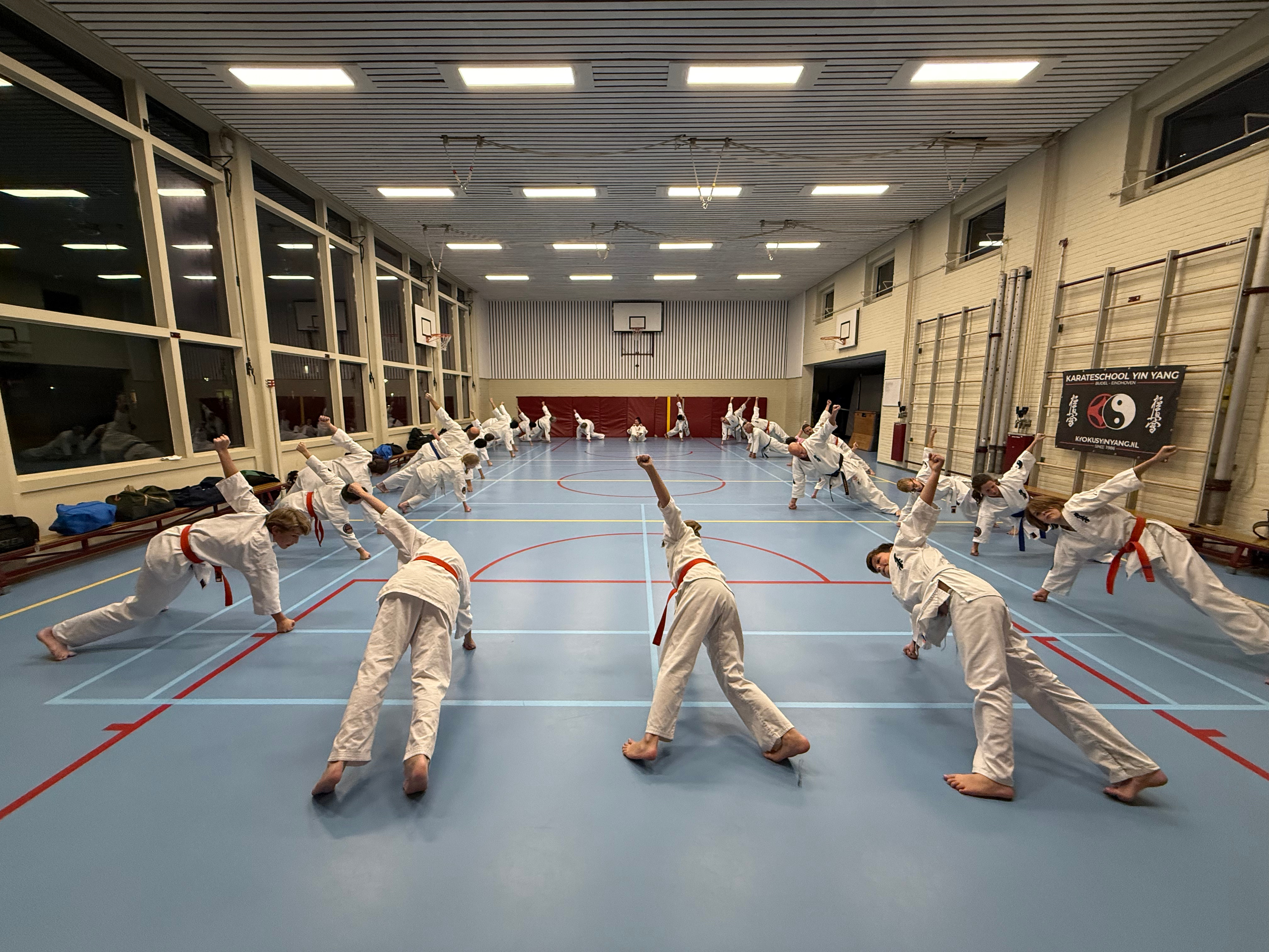Foto: Jubileumkampioenschap karate bij Yin Yang in Budel ter ere van veertig jaar bestaan