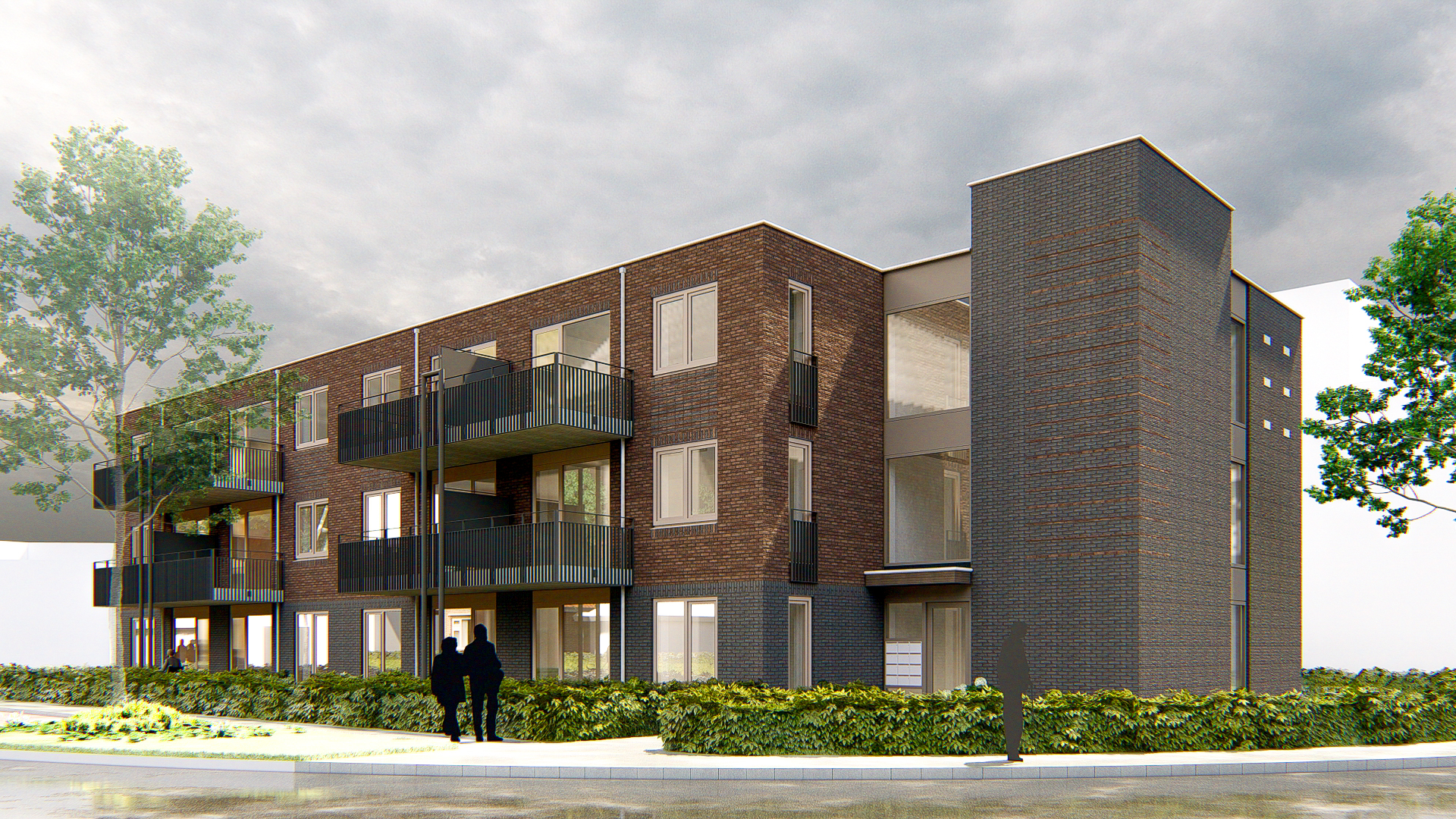Foto: Bouw nieuwe appartementen op voormalige bibliotheeklocatie in Budel officieel begonnen