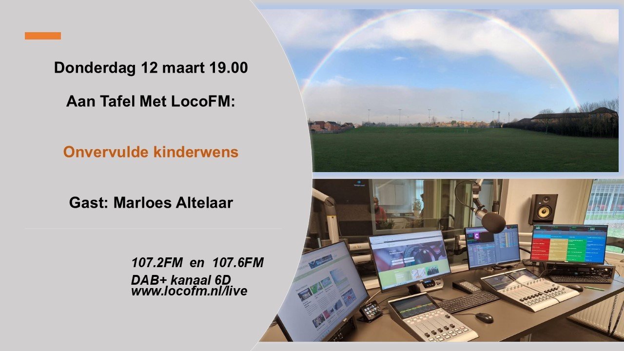 Foto: Onvervulde kinderwens centraal bij Aan Tafel Met