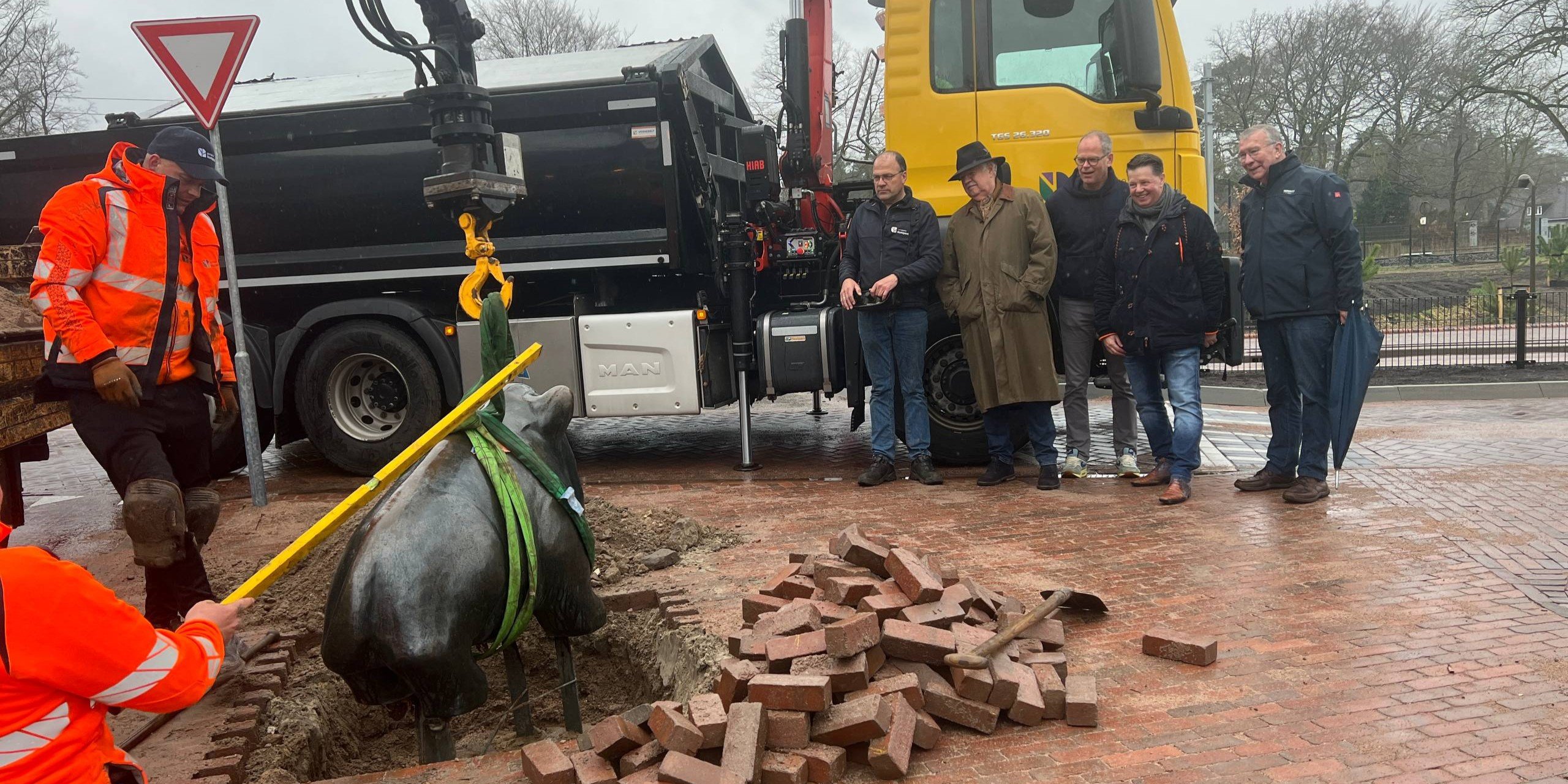 Foto: De Keiler terug op stationsplein