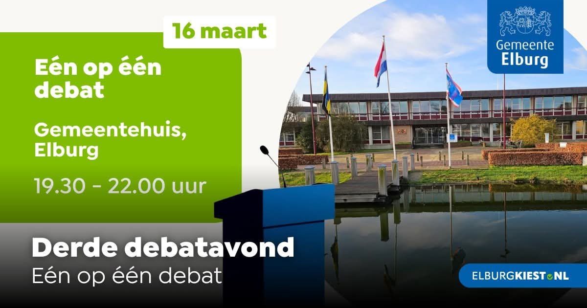 Foto: Slotdebat gemeenteraadsverkiezingen Elburg
