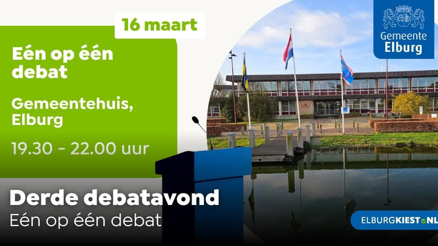 Foto: Slotdebat gemeenteraadsverkiezingen Elburg