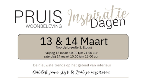 Inspiratiedagen bij Pruis Woonbeleving in Elburg