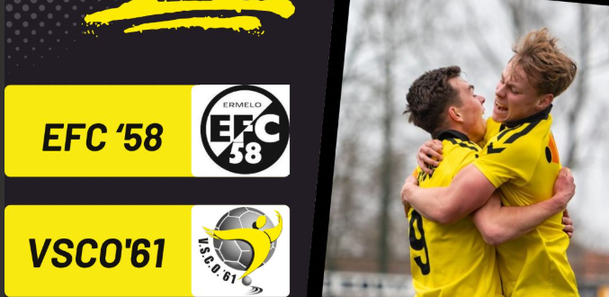 Foto: VSCO’61 op bezoek bij EFC’58 in Ermelo
