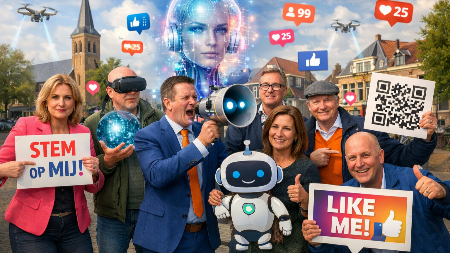 AI steeds vaker gebruikt in verkiezingscampagnes: ‘Maar het heeft ook risico’s’