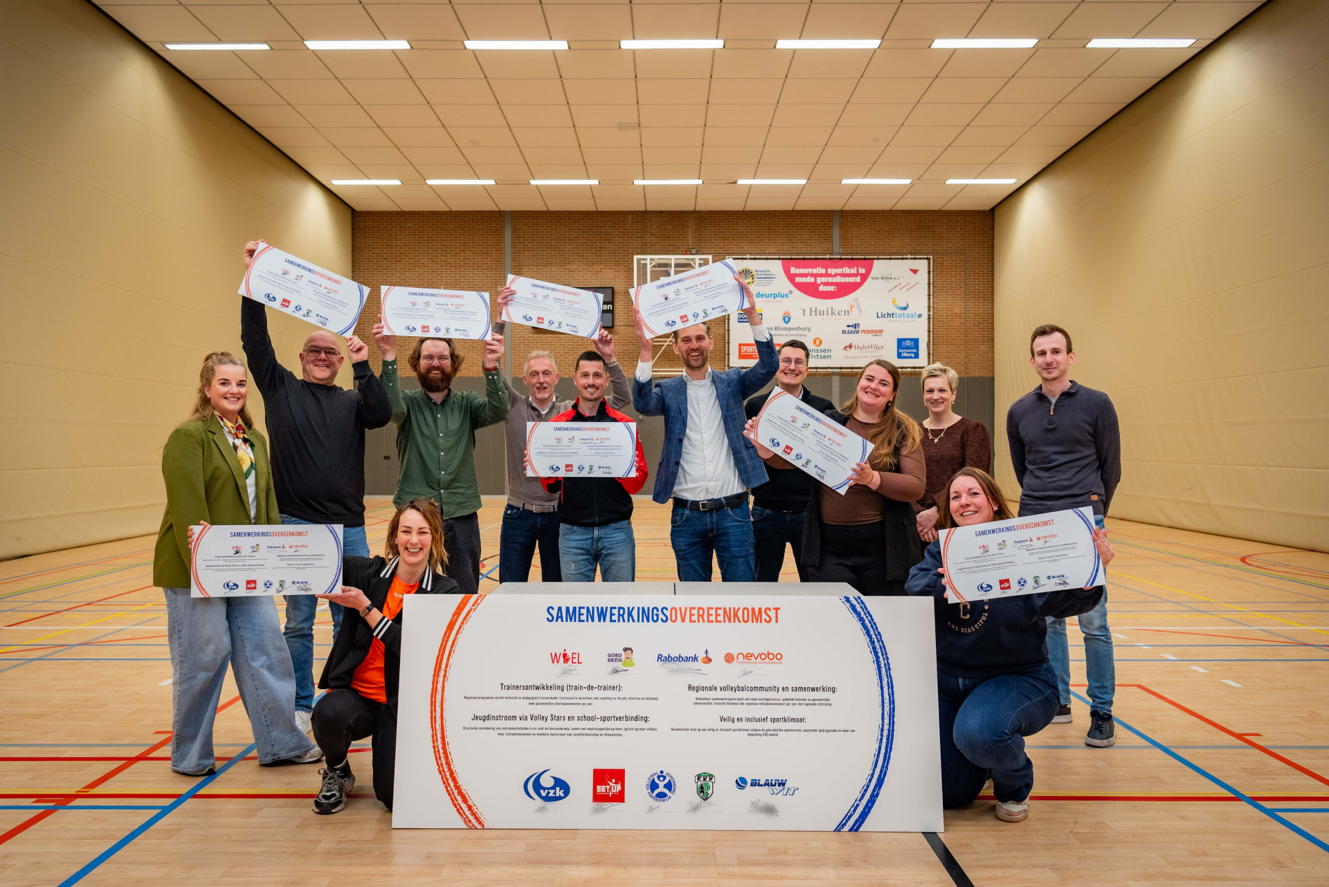 Foto: Volleybalclubs in de regio tekenen voor groei en verbinding