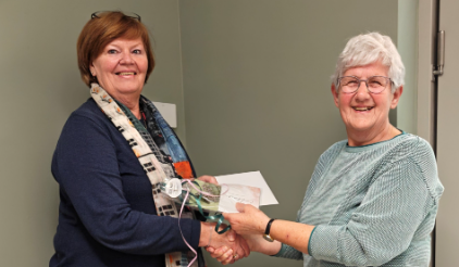 Foto: Heidi Reusken neemt afscheid als vrijwillige ouderenadviseur bij SWO