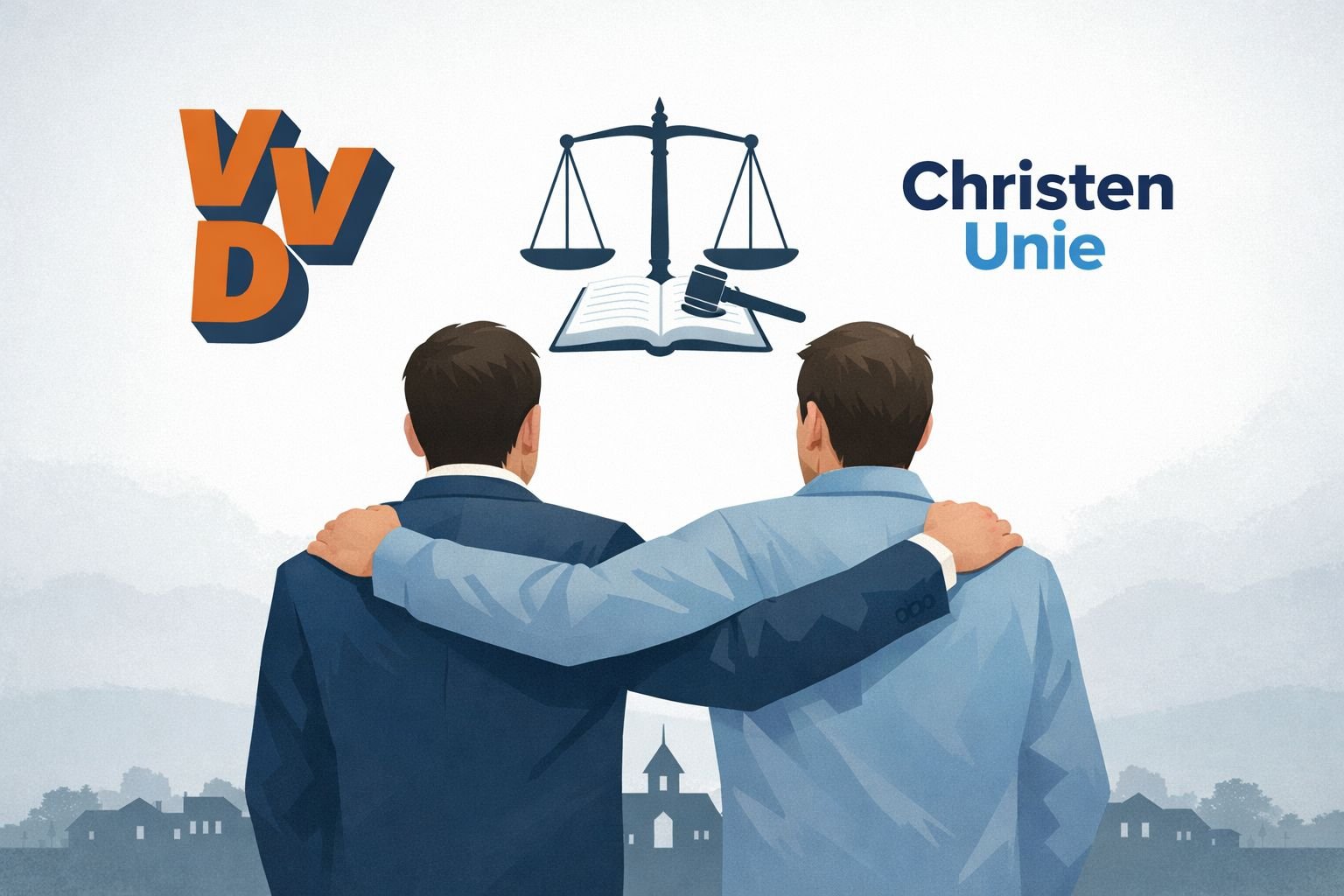 Foto: Een broederlijk gevoel: VVD & CU in campagnetijd #GR2026