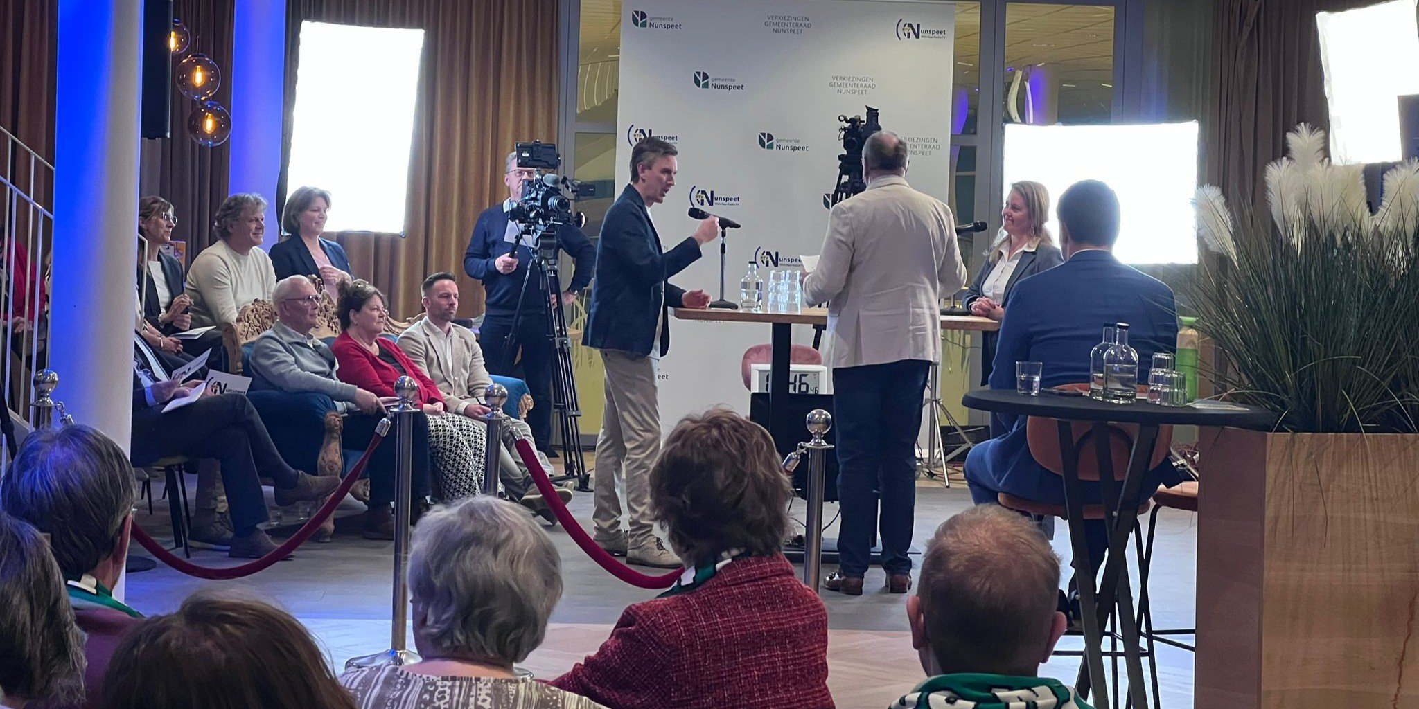 Politieke verschillen zichtbaar tijdens debat van RTV Nunspeet