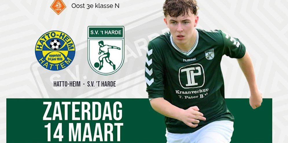 Foto: S.V. ’t Harde wint knap in Hattem van Hatto Heim