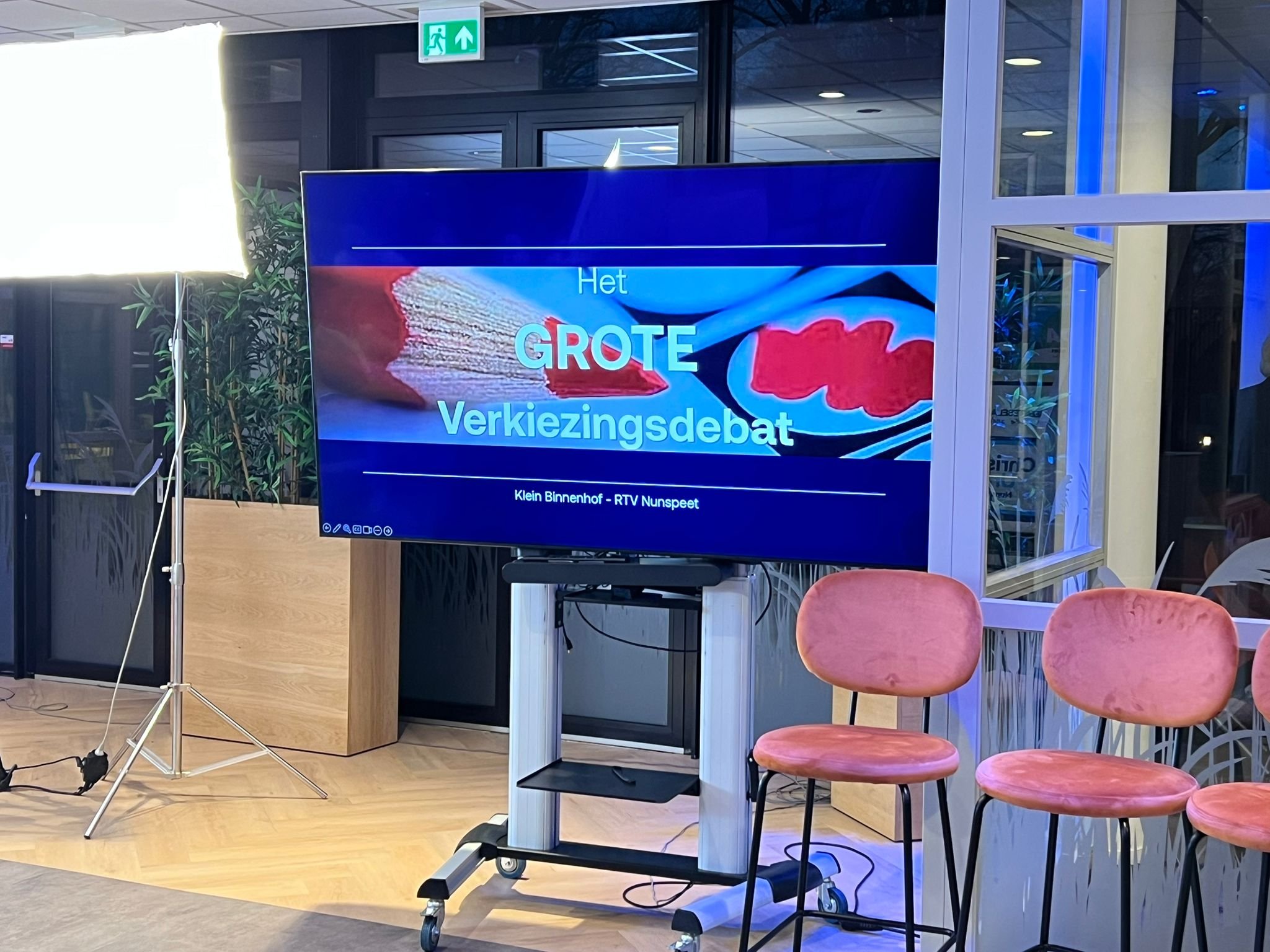 LIVE | Bekennen de partijen kleur tijdens debatavond van RTV Nunspeet?