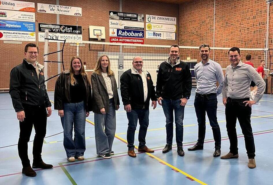 Foto: SGP Oldebroek op werkbezoek in de Talter