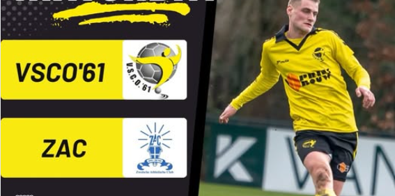 Foto: Cruciale wedstrijd van VSCO’61 tegen ZAC