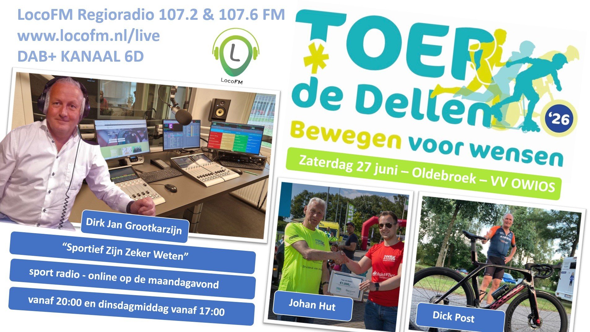 Foto: Toer de Dellen en Voorjaarwielerwedstrijden bij Sportief Zijn Zeker Weten