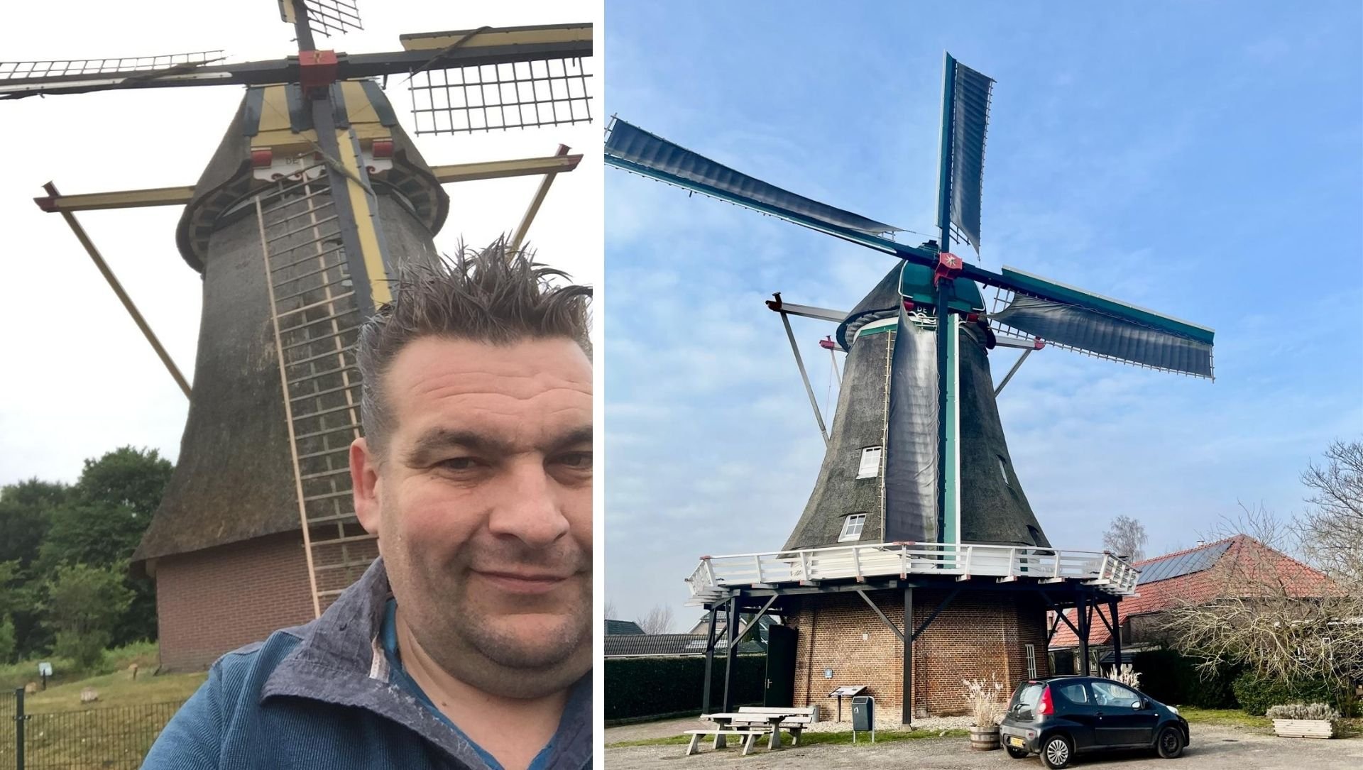 Foto: Wezeper Jacco (51) slaagt na jaren voor molenaarsdiploma