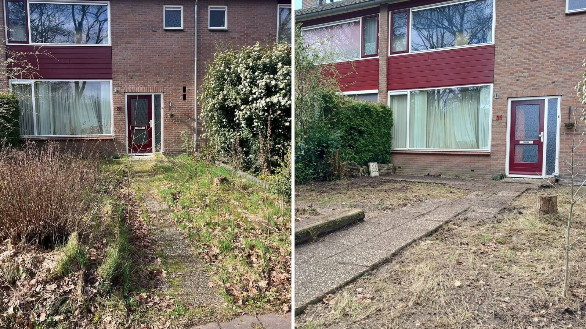 Foto: ‘Het betekent alles voor mij’: vrijwilligers geven Nunspeetse man zijn tuin én rust terug