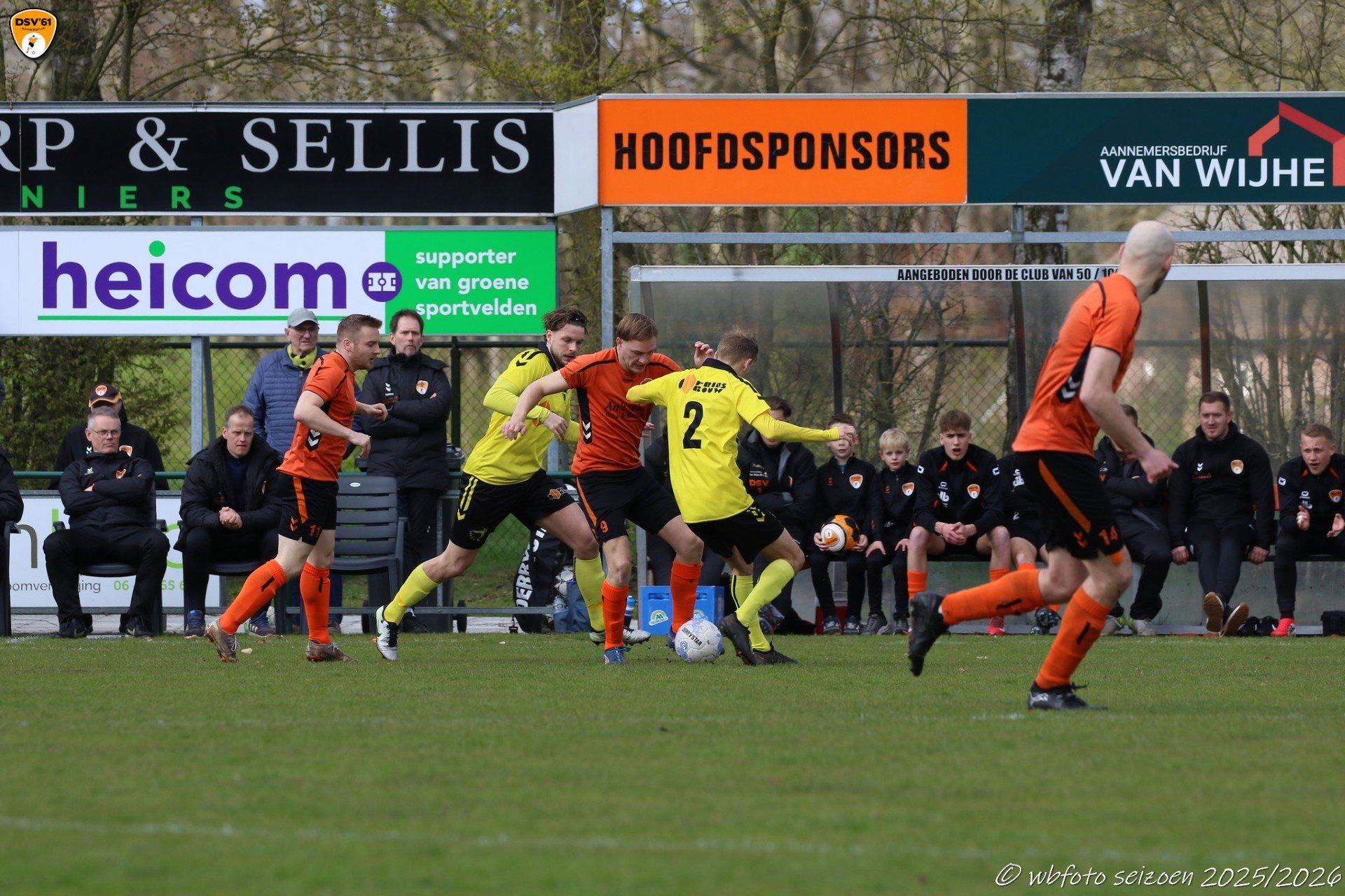 Foto: DSV nog niet uit dal(letje): 1 – 1 tegen VSCO'61