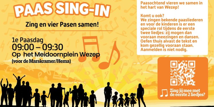 Foto: VIDEO: Paas Sing-in: samen Pasen vieren op paasochtend
