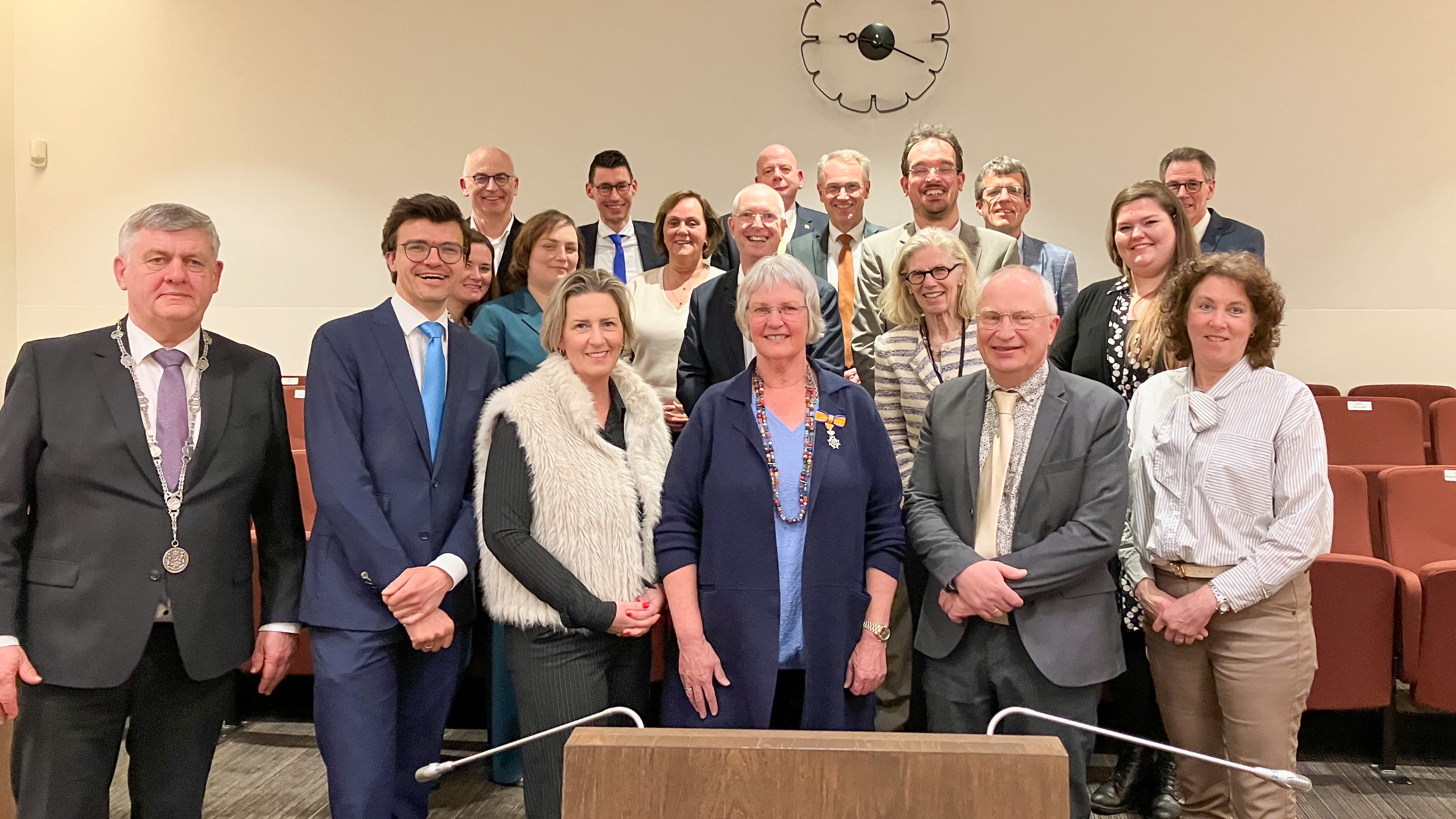 Foto: Gemeente Putten neemt afscheid van zes raadsleden