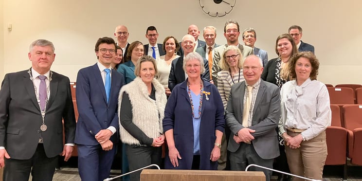 Foto: Gemeente Putten neemt afscheid van zes raadsleden