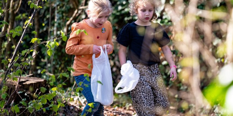 Foto: Zonovergoten De Heughte decor Paaseieren zoeken