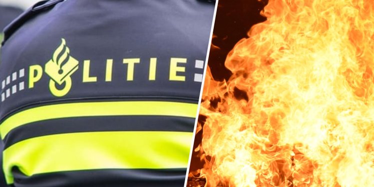 Foto: Oldebroeker overgoot twee mensen met benzine: 'Ik steek jullie in brand'