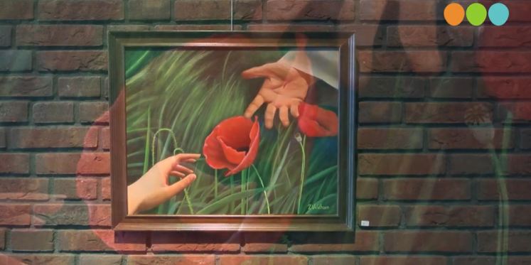 Foto: VIDEO: Kleurrijke expositie van Zara Veldhoen nute zien in De Talter