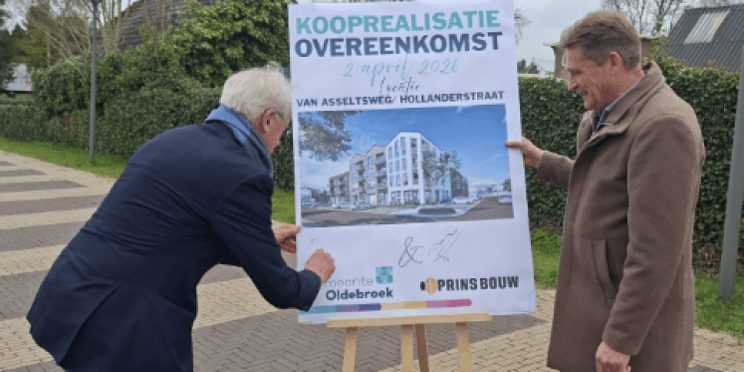 Foto: Nieuw woon- en winkelgebouw in centrum Oldebroek