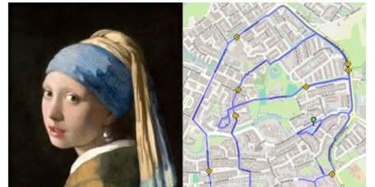 Foto: Meisje met de parel run