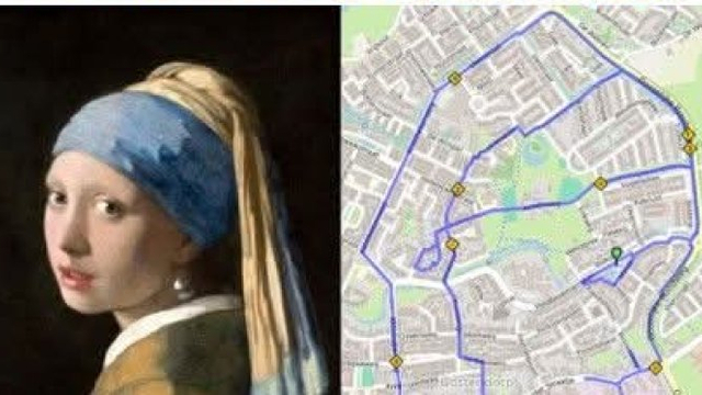 Foto: Meisje met de parel run