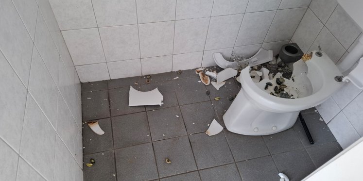 Foto: Havenmeester van Elburg gefrustreerd na vandalisme: 'Snap niet wat er in hun hoofd omgaat'