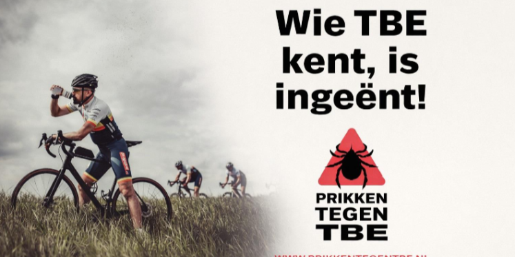 Foto: De Fietsende Vrienden lanceren bijzondere 'Prikken Tegen TBE' campagne