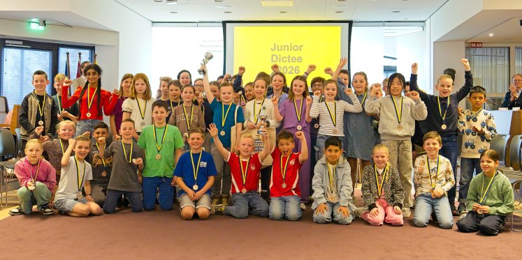 Foto: Drie keer raak bij Junior Dictee in Harderwijk: dit zijn de winnaars