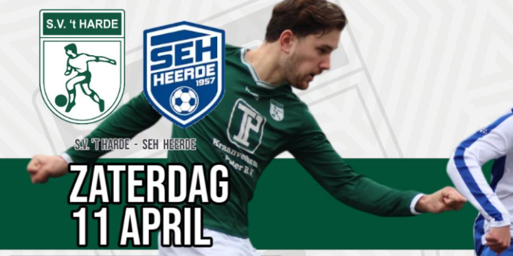Foto: Spannende streekderby tussen SV ’t Harde en SEH Heerde