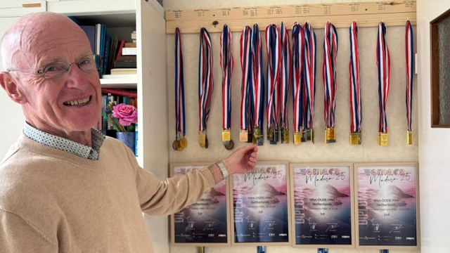Foto: Nijkerkse Wim (80) loopt NK marathon: ‘Ik ga voor het record’