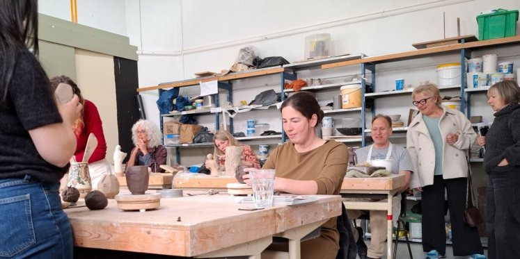 Foto: ‘Proeven van verschillende expertises’ tijdens open dag Vrije Academie Nunspeet